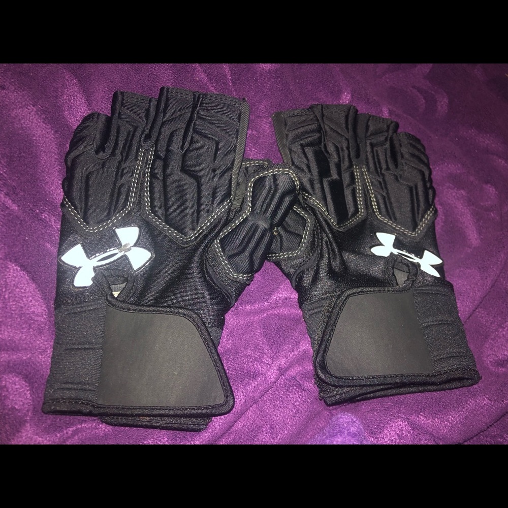 Under Armour Combat V Half Finger Lineman Gloves